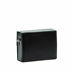 Bolsa de Couro Box Mini Preto - Conceito Modas