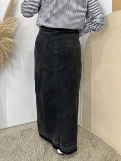 Saia Jeans Djully - Preto Tam 36 ao 44 - Conceito Modas