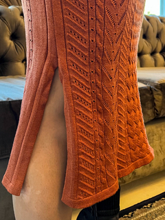 Vestido Luxo - Terracota Tam Único (36-44) - loja online