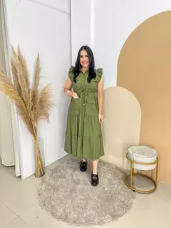 Vestido Talissa - Verde Militar Tam G