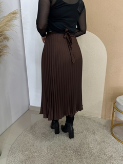 Saia Envelope Plissada Helen - Conceito Modas