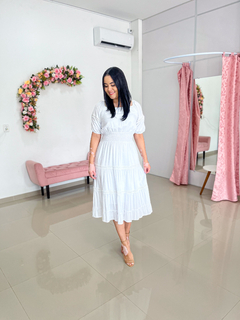 Vestido Lais - Branco Tam G - comprar online