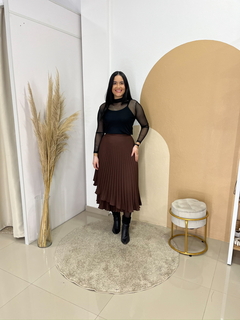 Saia Envelope Plissada Helen - comprar online