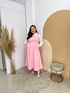 Vestido Cibele - Rosa Tam G (44/46) - comprar online