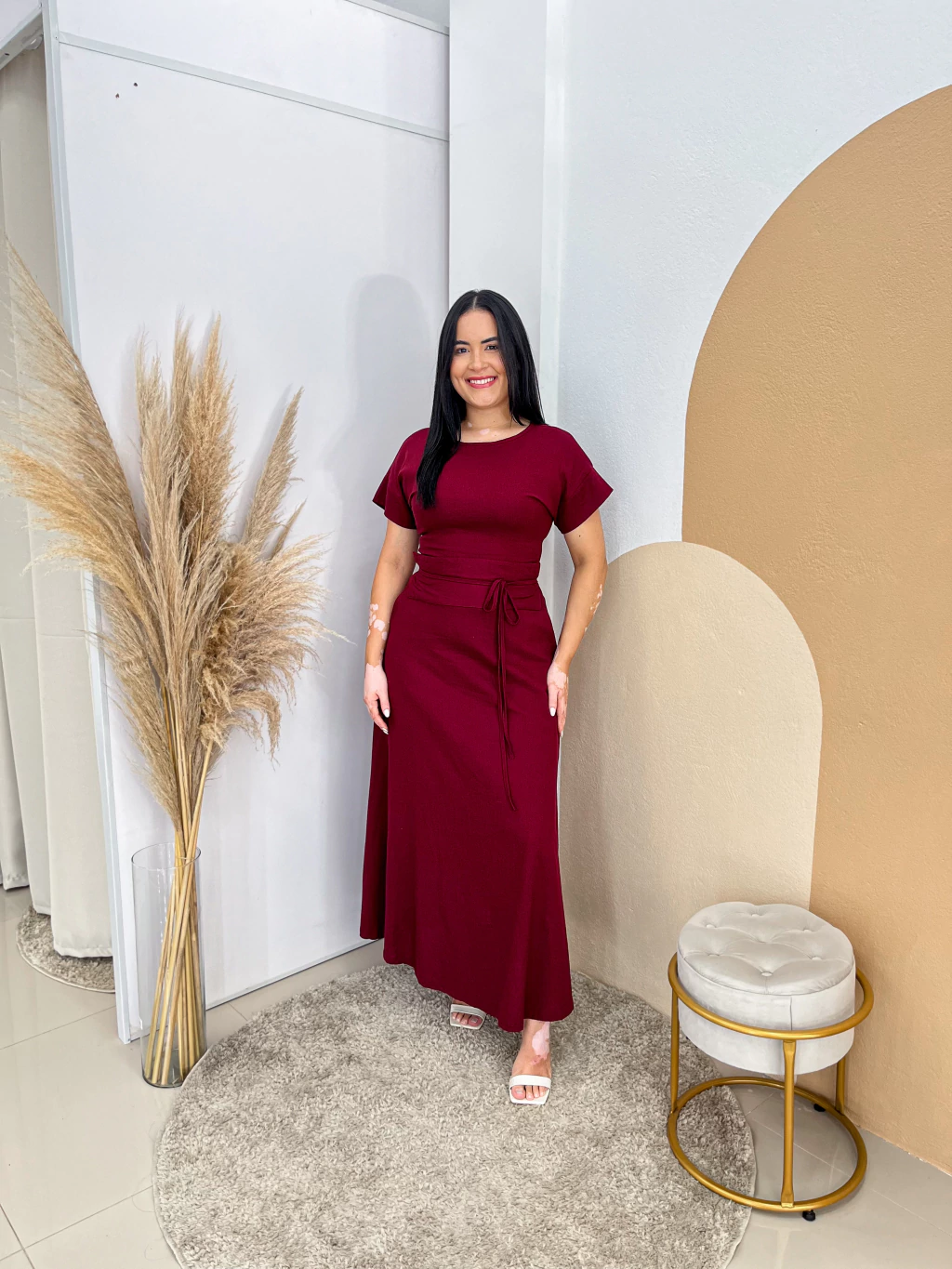 Vestido Mariana - Marsala Tam M (40/42)