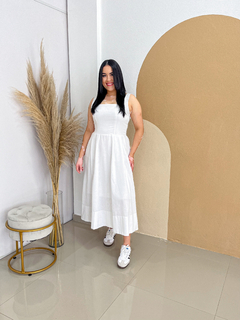 Vestido Cibele - Branco Tam M (40/42) - Conceito Modas