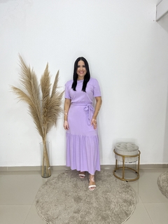 Vestido Angélica - Lilás Tam P (38/40) - comprar online