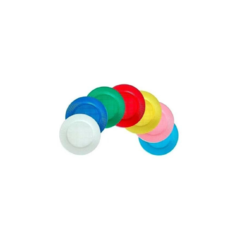 PLATOS PLASTICOS DE COLORES - 17 CM x 48 UNIDADES