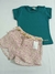 Conjunto infantil Menina Verão Tamanho 01/Promoção