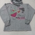 Casaco moletinho Flanelado para Menina Amazing Cinza Tamanho 16