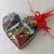 Cesta Coração de chocolate / Presente / Aniversário / Dia dos Namorados/Amigos