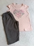 Conjunto infantil Menina Verão Tamanho 08/ Em Promoção - Manduck