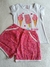 Conjunto infantil Menina Verão Tamanho 04/ Em Promoção - Manduck
