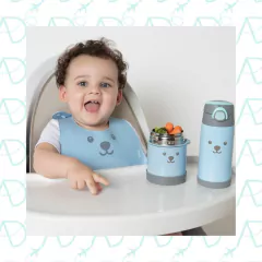 Imagem do BABADOR DE SILICONE COM BOLSO PEGA MIGALHAS GUMY BUBA