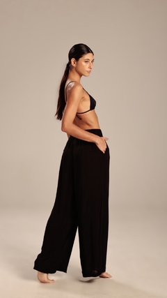 Calça viscolinho preta black