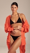 Chemise laranja coral (Curta)