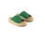 Sueco Plataforma Gamuza Verde