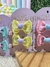 Parzinho infantil coração - Mimos da lis Laço 