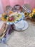 Tiara infantil junino margarida