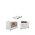 Quarto Bebe Berço e Cômoda MDF Dorabelly Sinha + Colchão
