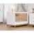 Berço Bebe Americano 3x1 MDF Dorabelly Bis Com Colchão