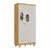 Guarda Roupa Infantil Moveis Peroba Pingo 03 portas MDF