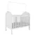 Berço Moveis Peroba Elo Americano Provençal minicama MDF