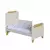 Quarto Completo Bebe Moveis Peroba Pingo Berço 4x1 MDF Ls - comprar online