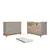 Quarto Bebe Berço e Cômoda MDF Dorabelly Bis com Colchão na internet