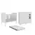 Quarto Bebe Berço e Cômoda MDF Dorabelly CloDyte + Colchão