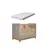 Berço Bebe Americano 3x1 MDF Dorabelly Bis Com Colchão - DORALAR MOVEIS E ELETRO LTDA