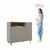 Quarto Bebe Completo MDF Dorabelly Sinha + Colchão - comprar online