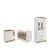 Quarto Completo Bebe Moveis Peroba Clara Provençal MDF