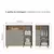 Quarto Bebe Berço e Cômoda MDF Dorabelly Sinha + Colchão - loja online