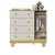 Imagem do Quarto Completo Bebe Moveis Peroba Pingo Berço 4x1 MDF Ls