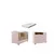 Quarto Bebe Berço e Cômoda MDF Dorabelly Sinha + Colchão