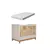 Berço Bebe Americano 3x1 MDF Dorabelly Bis Com Colchão - comprar online