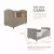 Imagem do Quarto Bebe Berço Guarda Roupa MDF Dorabelly Sinha Colchão