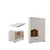 Quarto Bebe Berço Guarda Roupa MDF Dorabelly Sinha Colchão