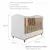 Berço Permobili Mimo Casinha Retro mini cama MDF - comprar online