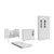 Quarto Bebe Completo Dorabelly Cloe MDF 3 pt + Colchão - loja online