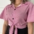 CAMISA CROPPED FEM JOY