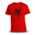 Playera roja EL DIABLO ADENTRO Víctimas Dr Cerebro Hombre