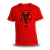 Playera roja EL DIABLO ADENTRO Víctimas Dr Cerebro Hombre