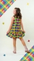 Vestido Nicole Xadrez (colorido) - Nad' Fashion
