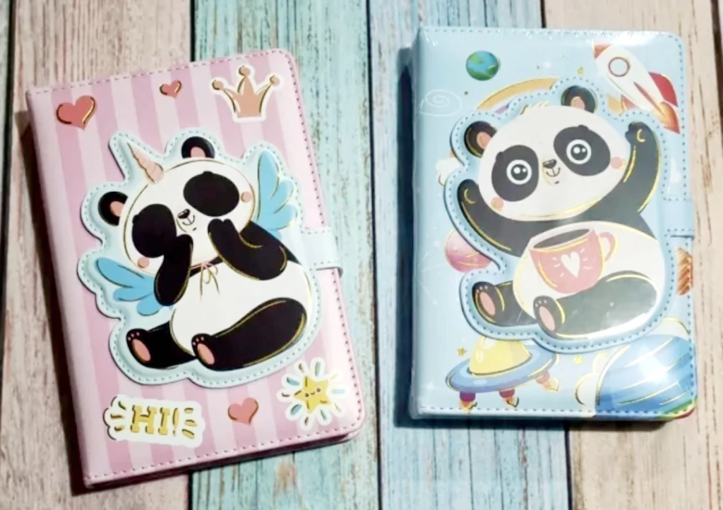 Caderno luxo Panda