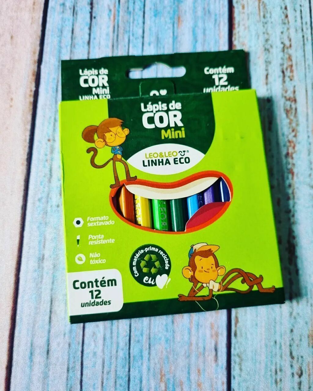 Mini lápis de cor