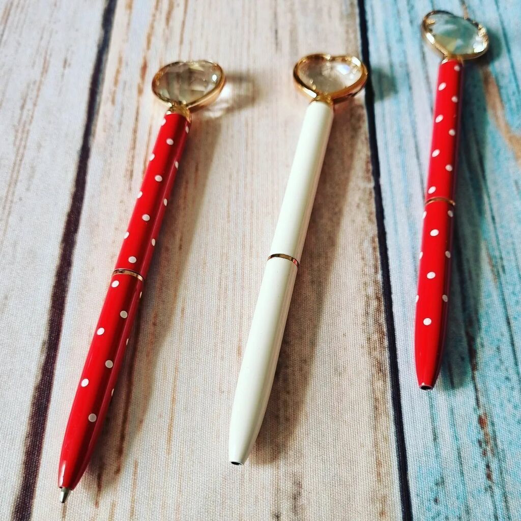 Caneta luxo coração
