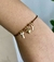 Dúo de pulseras Iniciales e Hijo - Sabana Joyas | Gold Filled y Acero Quirúrgico