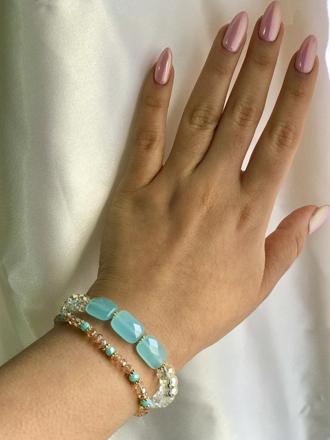 Dúo de pulseras Cielo